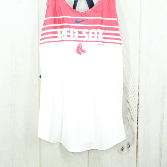 NWT! Nike Red Sox Dri Fit Tecnology Standard Fit Racerback Tank Top Size L - Picture 4 of 14